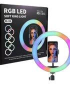 Aro de Luz 10 Pulgadas RGB con Tripie