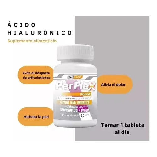 1 Acido Hialuronico Perflex Formula Reforzada 30 Tabletas