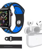 Reloj Llamada Inteligente Smart Watch T55 Pro Max Con Audífonos 2 En 1