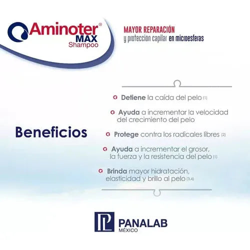 Aminoter Max Shampoo Repara Y Protege Con Microesferas 150ml