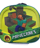 Mochila Escolar Lapicera Lonchera Térmica 3piezas Mochilas Para Niños Primaria Con Gran Capacidad Dibujo 3D Minecraft