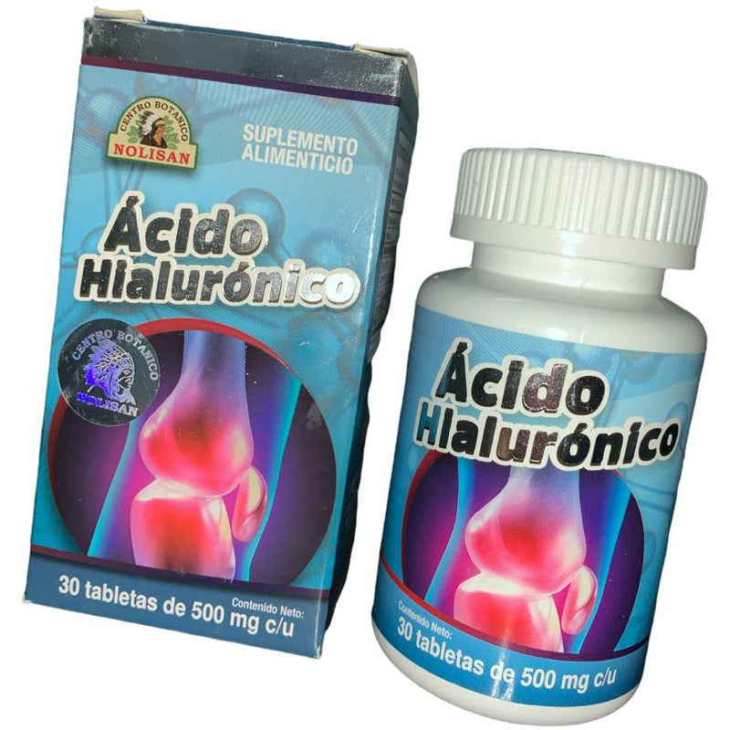 Suplemento Alimenticio Ácido Hialurónico 30 Tabletas De 500mg c/u